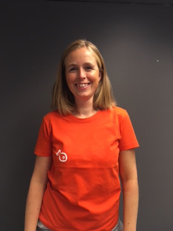 T-skjorte Dame oransje