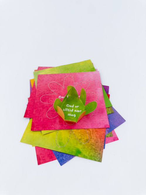 Hovedbilde Løftesblomster med bibelskatter, 10 pk