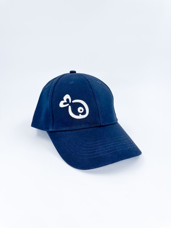 Caps med logo fisk