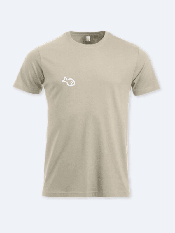 T-skjorte Herre beige